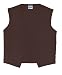 Choir Uniforms - DayStar 750 No Pocket Child Uniform Vest - Small - Brown