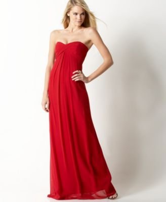 Nicole Miller Dress, Strapless Silk Gown Nicole Miller Dress, Strapless Silk Gown