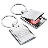 Gordon's Jewelers Silver-Plate Engravable Photo Keychain (4 Lines) other