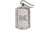 University of Michigan Wolverines Dog Tag Necklace