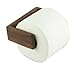 SeaTeak Wooden Toilet Paper Holder, 100% Solid Teak Wood, Wall Mount, Spring-Loaded, Perfect for Bathrooms, Spas, Boats, Cabins, RV's & Campers