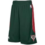 adidas Milwaukee Bucks Authentic Road Shorts
