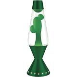 Lava Lite 5312 16.3-inch/52 oz. Designer Lava Lamp, Green Wax/Clear Liquid/Green Base