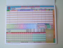 BDM Cricket Score Book