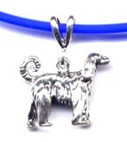 18' Blue Afghan Necklace Sterling Silver Jewelry