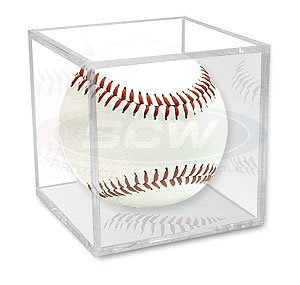 BCW BallQube Baseball Holder Display - Sports Memoriablia Display Case