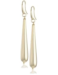 1AR by UnoAerre 18KT Gold Plated Long Teardrop Earrings