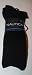 Work Socks - Nautica Men's Crew Socks 3 Pair Shoe Size: 8-12 - Black