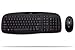 English & Belarusian Logitech Ex100 Wireless USB Keyboard & Mouse Combo