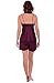 Del Rossa Women's Camisole Lace Satin Pajama Set with Shorts