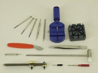Profi Uhrenwerkzeug 14-tlg Gehäuseöffner Armbandkürzer