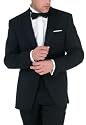Smoking von Rene Lezard. Spitzes Revers. Schwarz