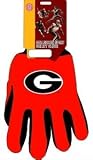 Georgia Bulldogs Two Tone Gloves