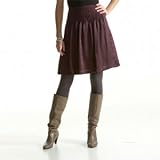 Redoute creation flared skirt, 100% hammered polyester