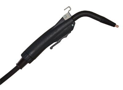 Model 130-10-3035A 130 Amp MIG Gun For .030 - .035 Wire With 10' Leads And Lincoln 4 Pin Style Connector