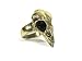 Bird Skull Cocktail Ring Size 4 Gold Gothic Raven Taxidermy Fashion Jewelry