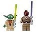 Yoda & Mace Windu (Loose) Lego Star Wars Clone Wars Figures with Lightsabers