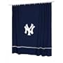 New York Yankees Sidelines NY Logo Shower Curtain