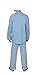 Ten West mens cotton long sleeve long leg pajamas set in solid colors