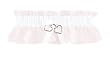 Hortense B. Hewitt Wedding Accessories, Brides Garter, Linked at the Heart, Blue
