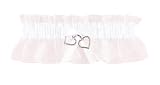 Hortense B. Hewitt Wedding Accessories, Brides Garter, Linked at the Heart, Blue