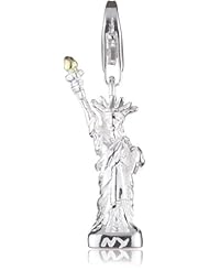 VINANI brand Germany 925 Sterling Silver Charm Pendant Statue of Liberty shiny New York HFHS