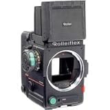 Rollei 6008 Integral Medium Format SLR Camera Kit Body with 120 Film Back and Folding Waist Level Viewfinder - USA (requires charger)
