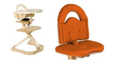 Svan High Chair in in Orange