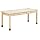 Diversified Woodcraft PT-72P Solid Maple Wood Plain Planning Desk with Dovetailed Drawers, 72" Width x 30" Height x 30" Depth