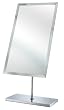 Minimalist Beveled Vanity Mirror in Chrome
