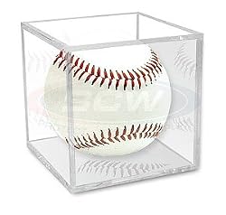BallQube Baseball Holder Display - Sports Memoriablia Display Case!