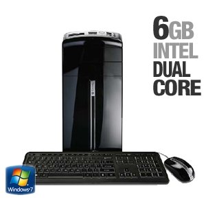 Gateway DX4822-01 Desktop (2.6GHz Intel Pentium Dual-Core Processor, 6 GB,