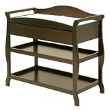 Aspen Changing Table with Drawer - Espresso