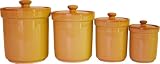Sango Passion Beige Canisters, Set of 4