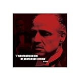 The Godfather - iQuote - 16 x 16 Poster