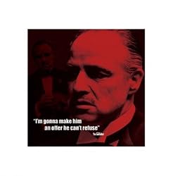 The Godfather - iQuote - 16 x 16 Poster