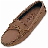 Minnetonka Men's Deerskin Driving Mocs Carmel Deerskin