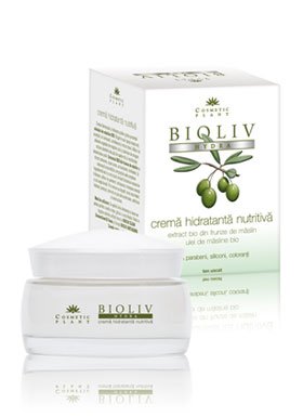 BIOLIV, Moisturizing Nourishing Cream With Organic Olive Leaf Extract, Organic Olive Oil (For Dry Skin) 50ml