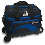 BSI 2 Ball Roller Bowling Bag Blue/Black