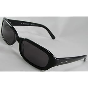 Burberry Sunglasses 8363 S 807, Glossy Black Frame  Grey Lenses