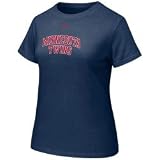 Nike Minnesota Twins Ladies Navy Blue Arch Crew T-shirt