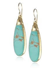 Devon Leigh Turquoise Teardrop Earrings