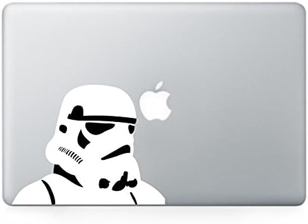 Storm Trooper Mask Star Wars MacBook Pro/ Air sticker decal vinyl skin design by Mac Tatt! Customize your Apple computer Laptop!