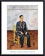 Art Poster Metal Framed Print - Self-Portrait With Cropped Hair, 1940 - Artist: Frida Kahlo- Poster Size: 20 X 16