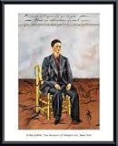 Art Poster Metal Framed Print - Self-Portrait With Cropped Hair, 1940 - Artist: Frida Kahlo- Poster Size: 20 X 16