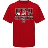 Utah Utes Crimson NCAA 2009 Mountain West Men's Basketball Tournament Champions T-shirt