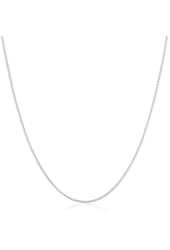 Sterling Silver Thin 0.6mm Box Chain Necklace