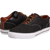Polo Ralph Lauren Men's Vaughn Lace up casual, Charcoal Flannel, 7.5 M US