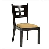 Vernon Side Chair with Camel Cushion in Multi-Step Rich Cherry [Set of 2]