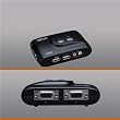 Tripp Lite B004-VUA2-K-R 2 Port USB KVM Switch w Audio and Cables